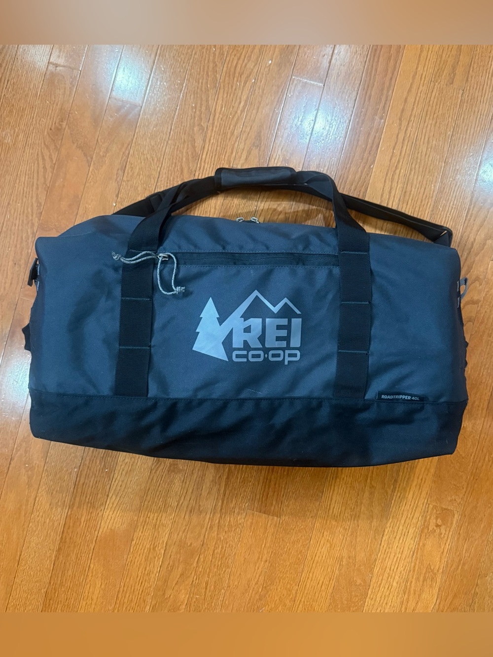 REI Co-op Roadtripper 40L Duffel Bag Black Packable Travel Gym Luggage Carry On